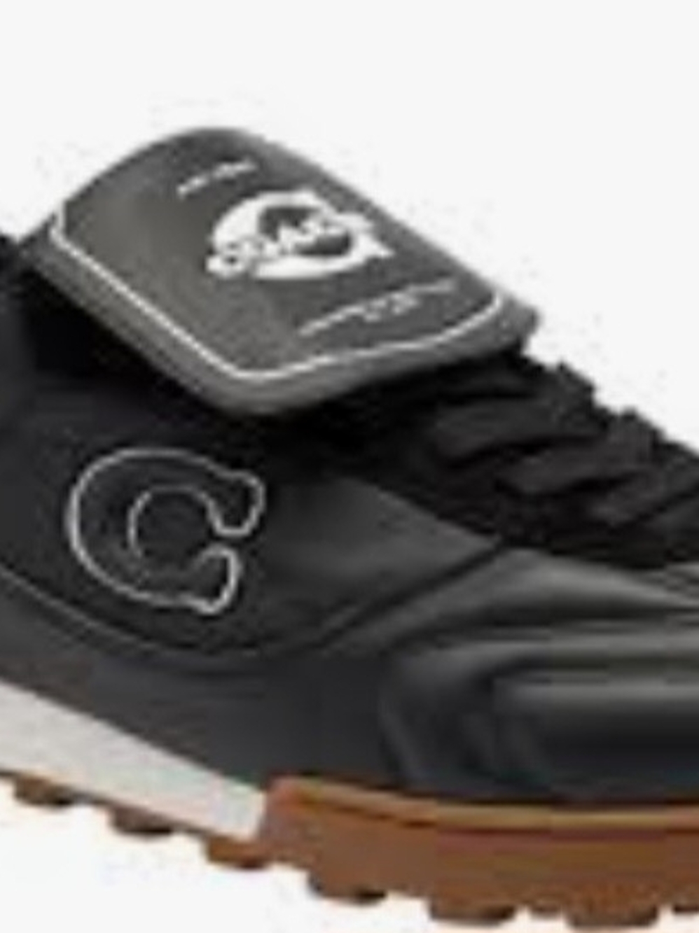 Coach Men's Black Athletic Shoe with Brown Outsole